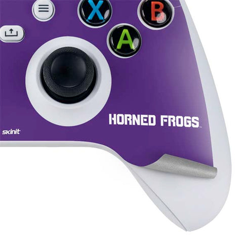 Texas Christian University TCU Horned Frogs Xbox Series S Controller Skin